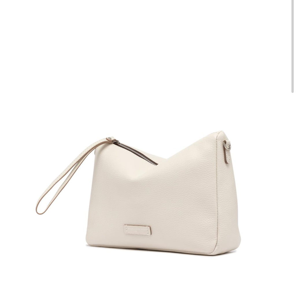 Borsa Nora pouch bottalata marble BS10225 LATTE GIANNI CHIARINI 