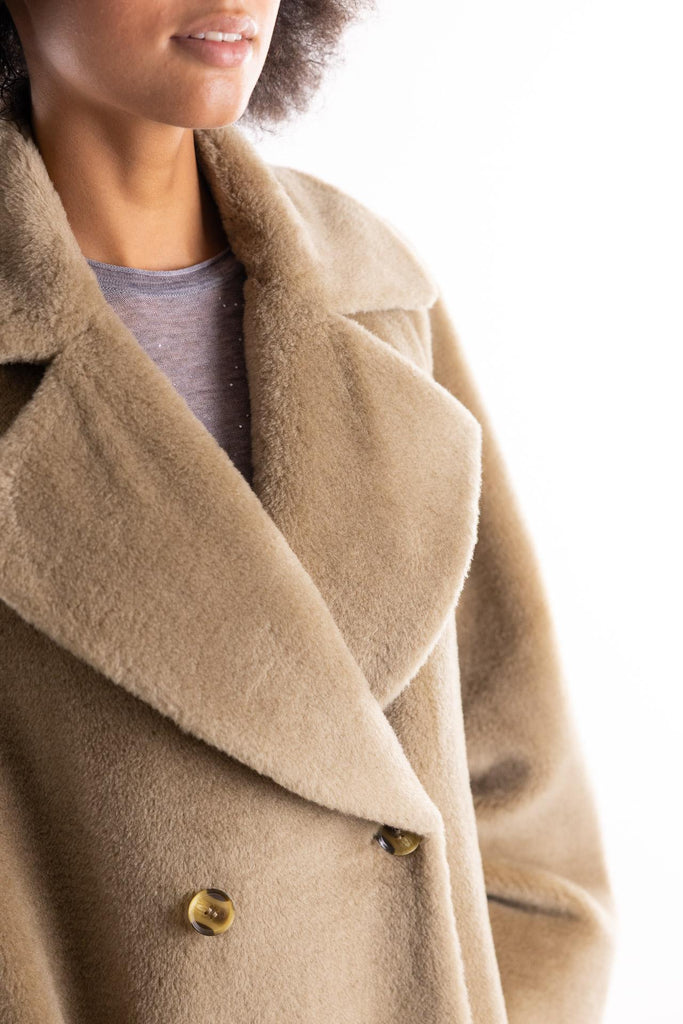 Cappotto Rosalia teddy beige 2523456012200 005BEIGE MARELLA 