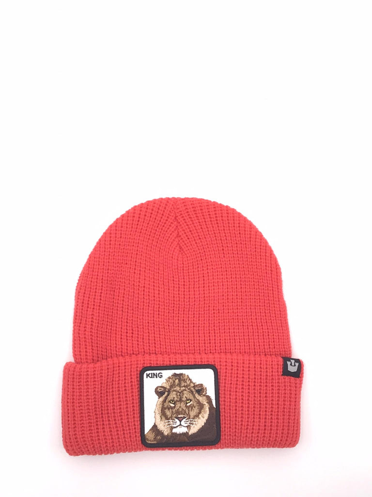Berretto King effetto maglia rosso BEANIES KINGROSSO GOORIN BROS 