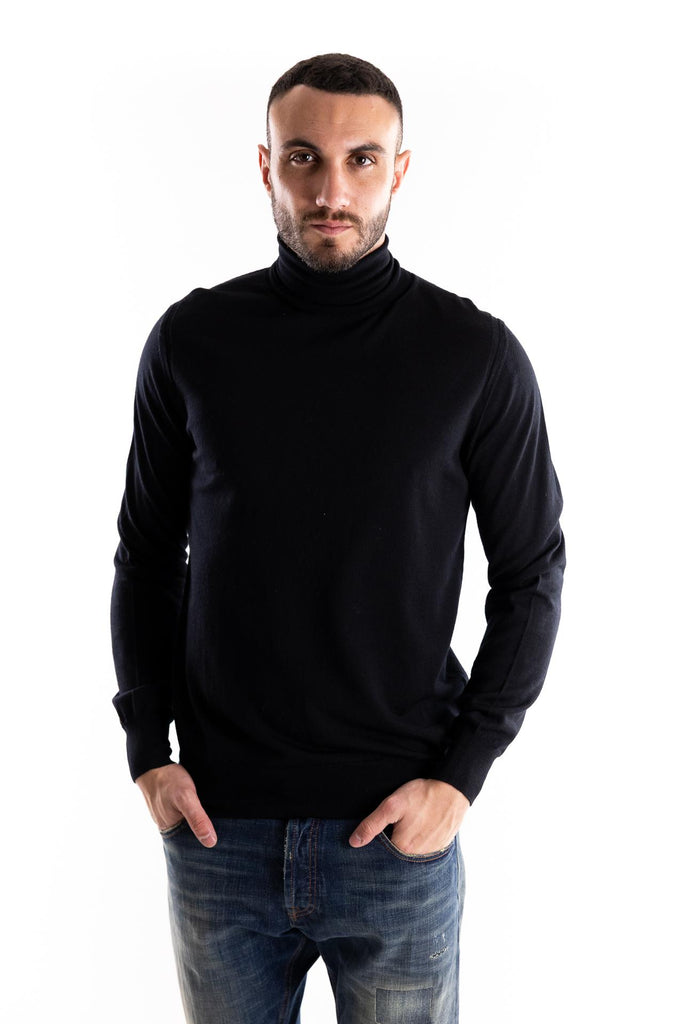 Maglia lupetto finezza 16 blu scuro A003 BLU PAOLO PECORA 