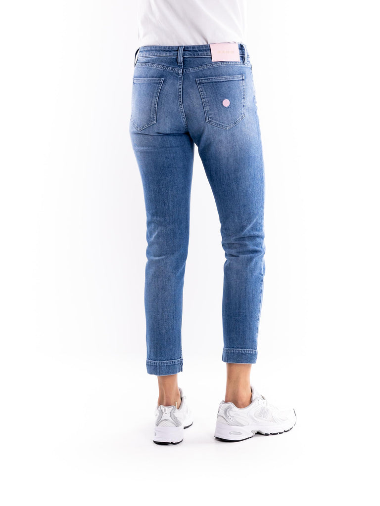 Jeans donna bordeaux slim fit blu W2S4008 DTF88KNBLU DON THE FULLER 