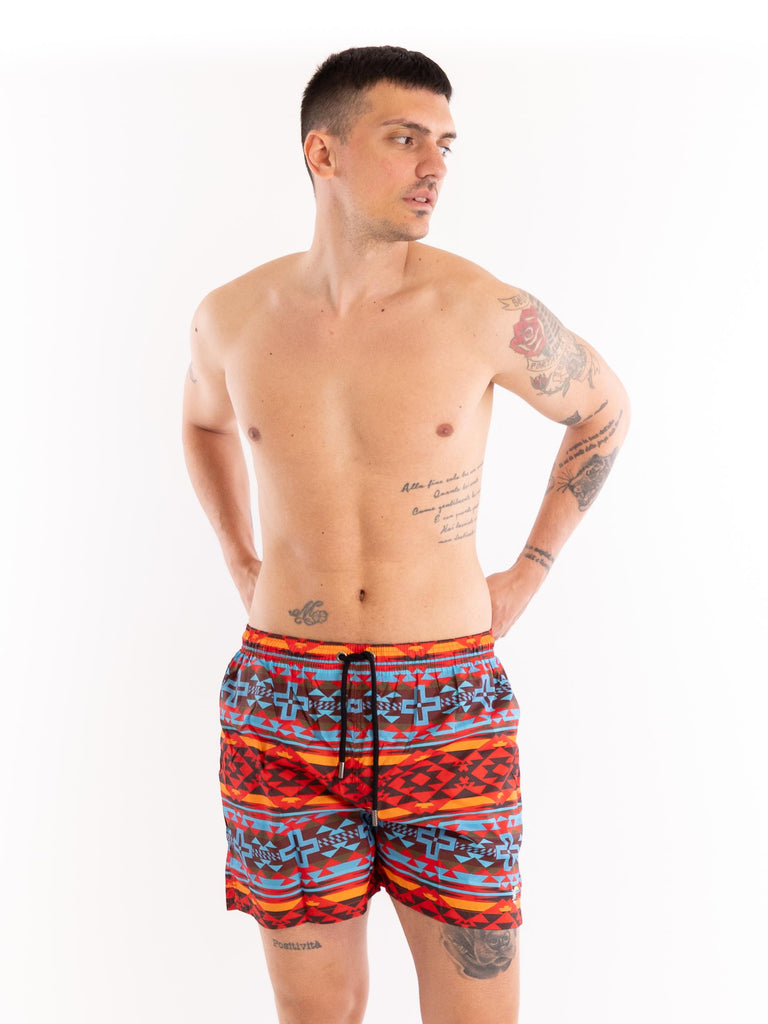 Pantaloncino uomo classic beachwear Dakota MCLB DAKOTAMULTICOLOR TOOCO 