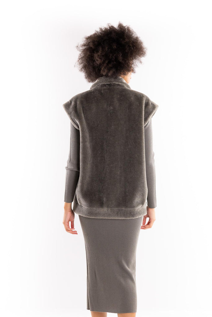 Gilet smanicato Naval grigio 25234560152 GRIGIO MARELLA 