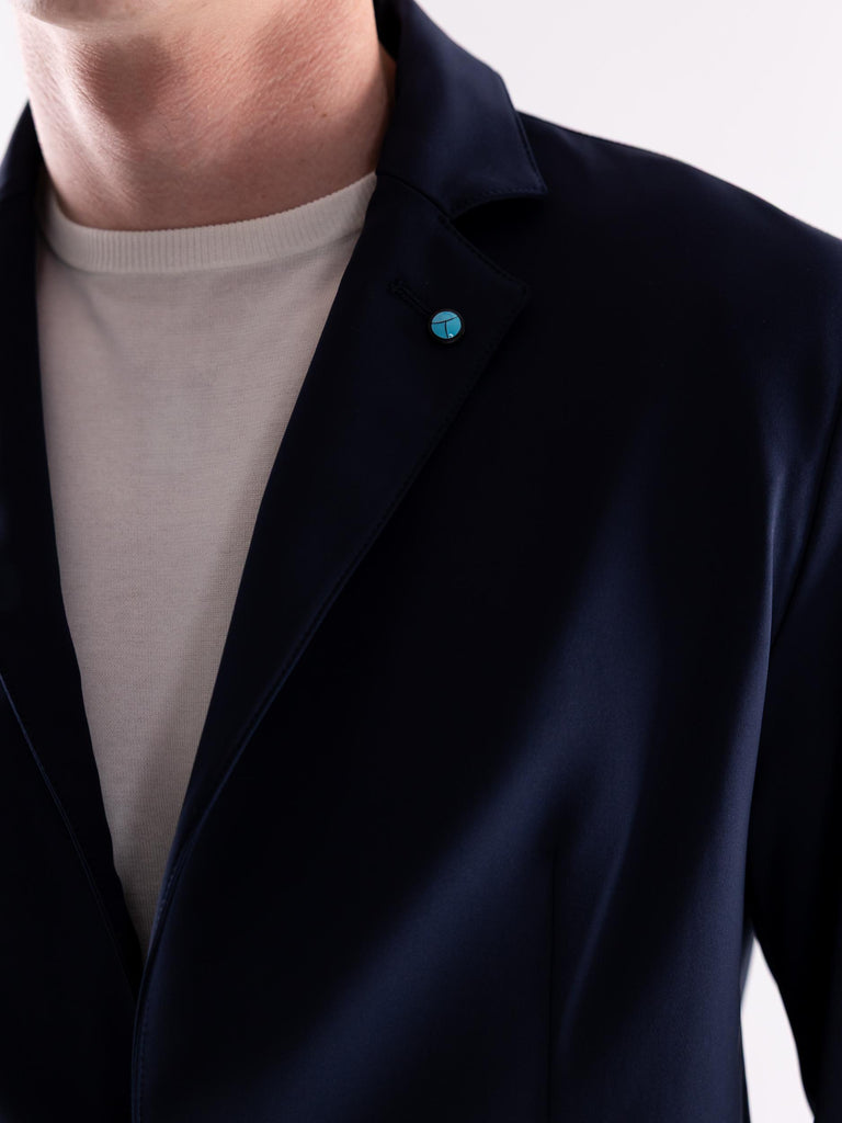 Giacca uomo in tessuto tecnico blu SEIWA BLU PEOPLE OF SHIBUYA 