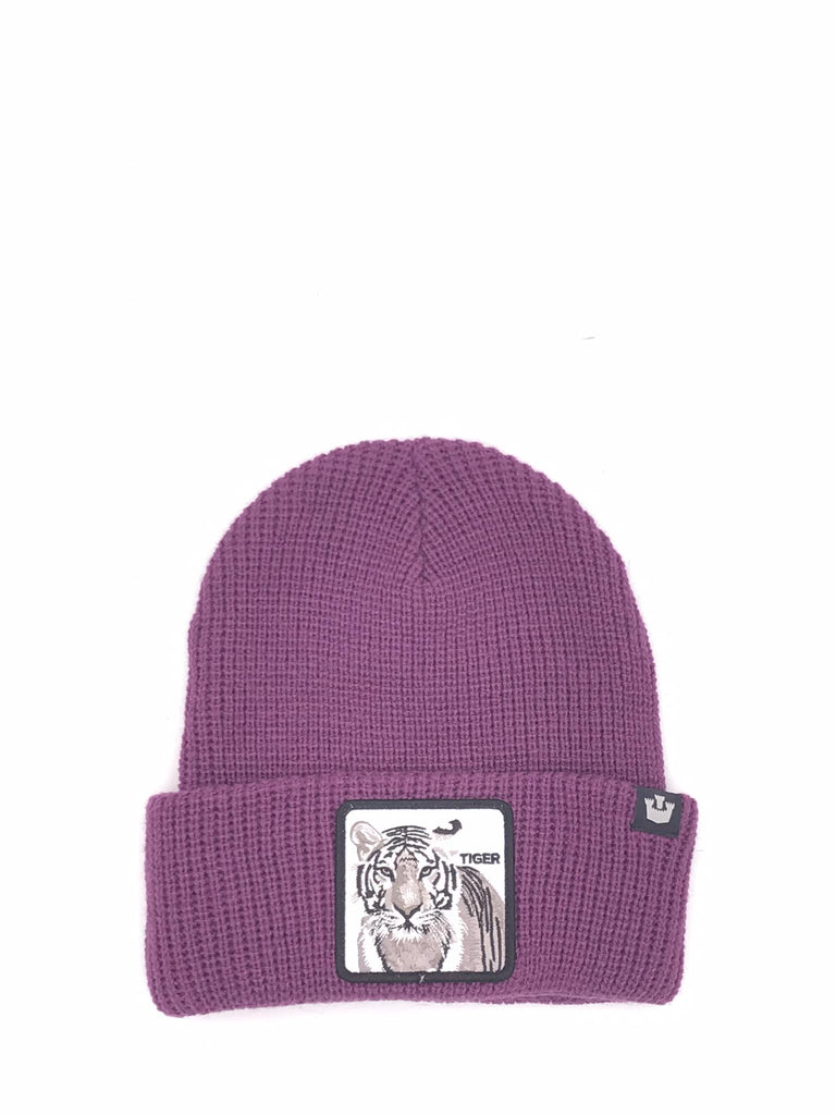 Berretto Tiger effetto maglia viola BEANIES TIGERVIOLA GOORIN BROS 