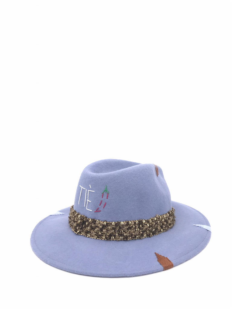 Cappello classico Tiè azzurro FW-C10 TIEAZZURRO THE HAT GANG 