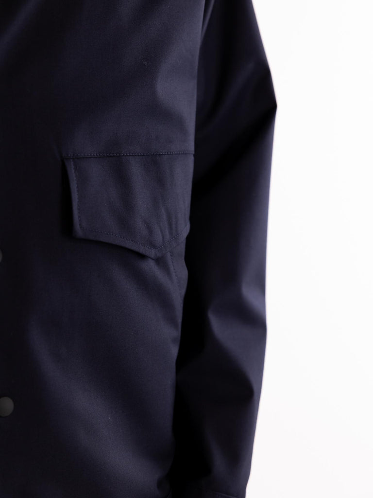 Caban uomo in tessuto blu S2S5CT00J013 174 OUTFIT 