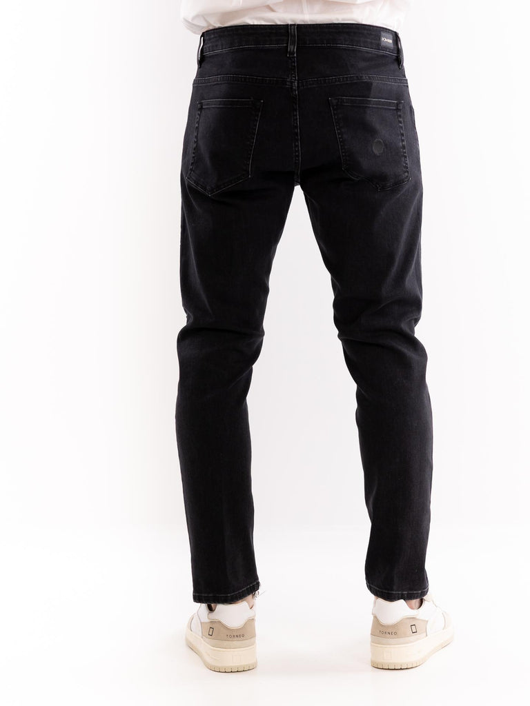 Jeans uomo modello Yaren nero slavato M2F4025 DTFRBBNERO DON THE FULLER 