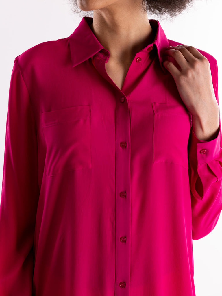 Camicia Nora fuxia 100124 A108N17 PINKO 