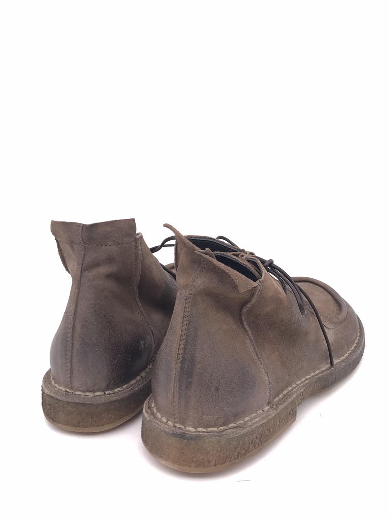 Stivaletto ingegnere allacciato taupe 56503 TAUPE MOMA 