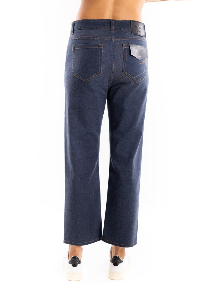 Jeans modello Loose con stelle strass 32FW25 BLU SCURO ROSSANO PERINI 