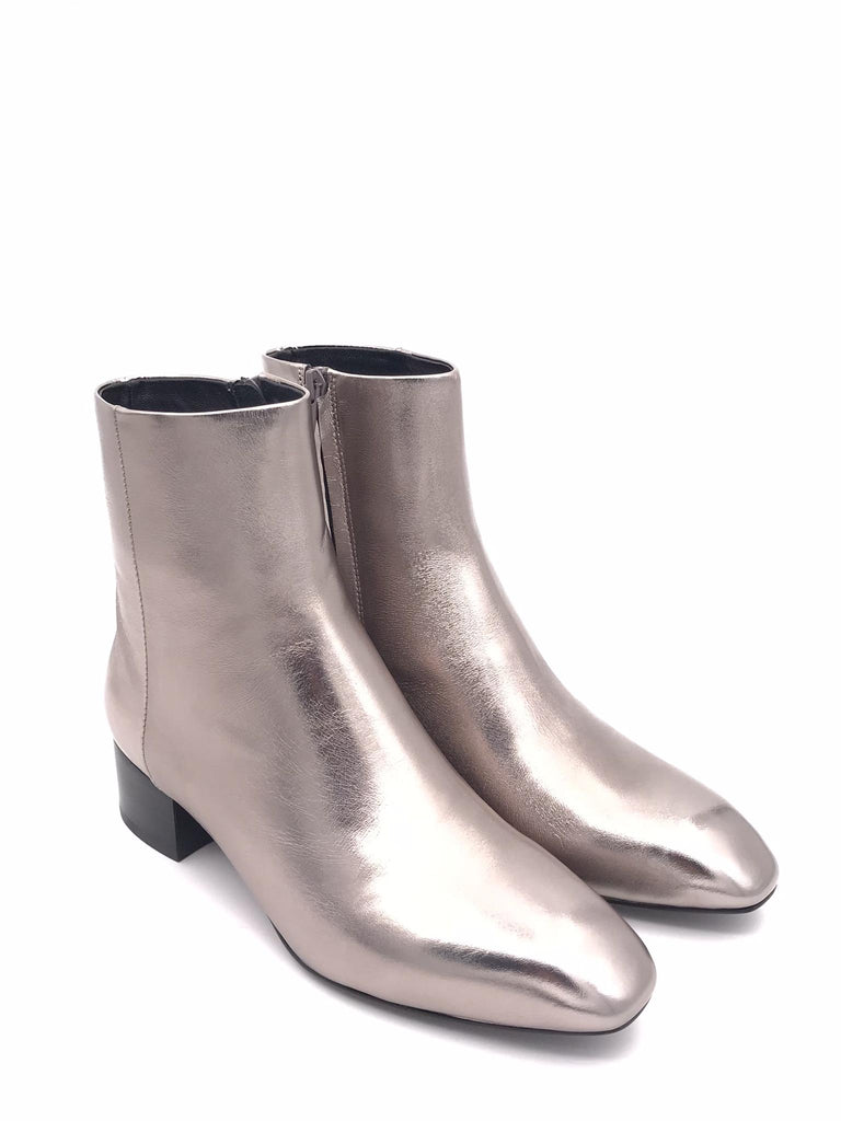 Tronchetto Jack in pelle laminata antracite JACK ANTRACITE LOAFER 