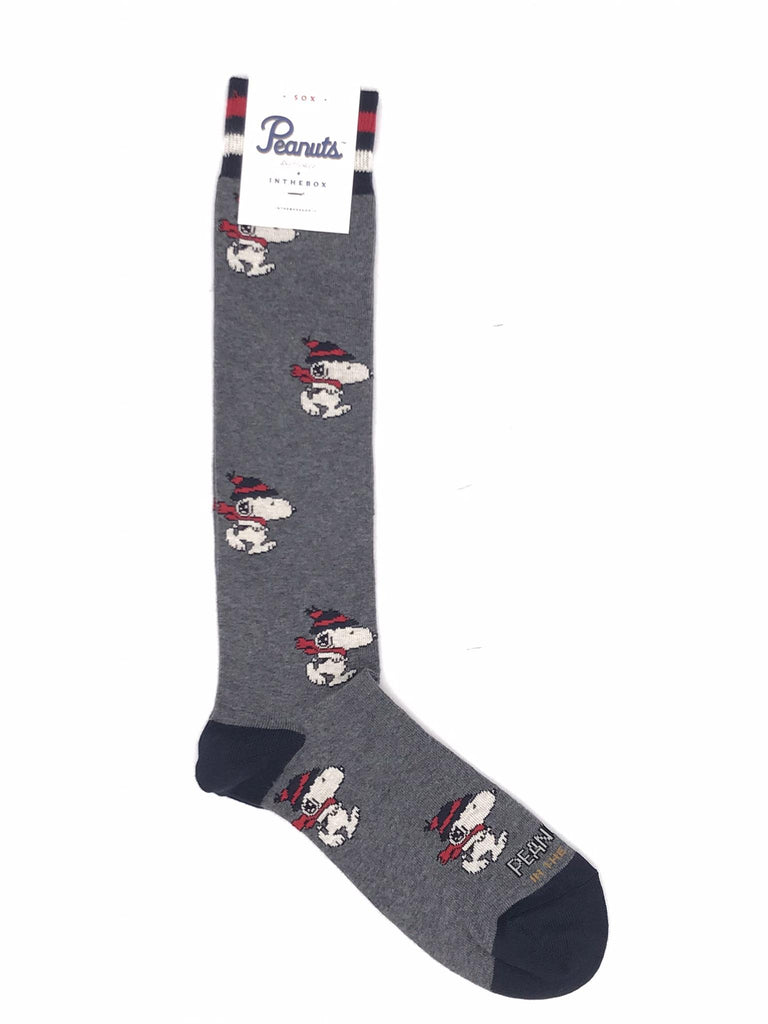 Calzini snoopy running allover grigio scuro FW250009 GRIGIO SCURO IN THE BOX 