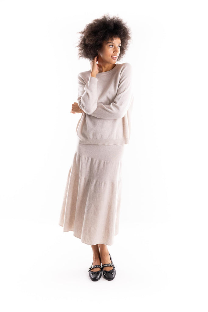 Maglia Tesa in cachemire beige 2523366171200 002BEIGE MARELLA 