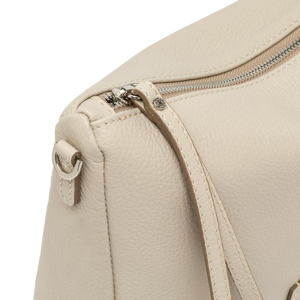 Borsa Nora pouch in pelle bottalata lamb BS10225 BEIGE GIANNI CHIARINI 