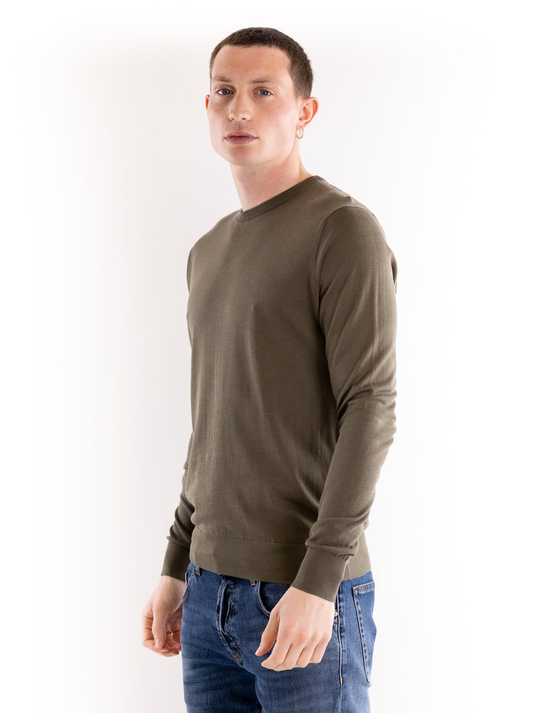 Maglia uomo Laos verde militare LAOS 870VERDE PEOPLE OF SHIBUYA 
