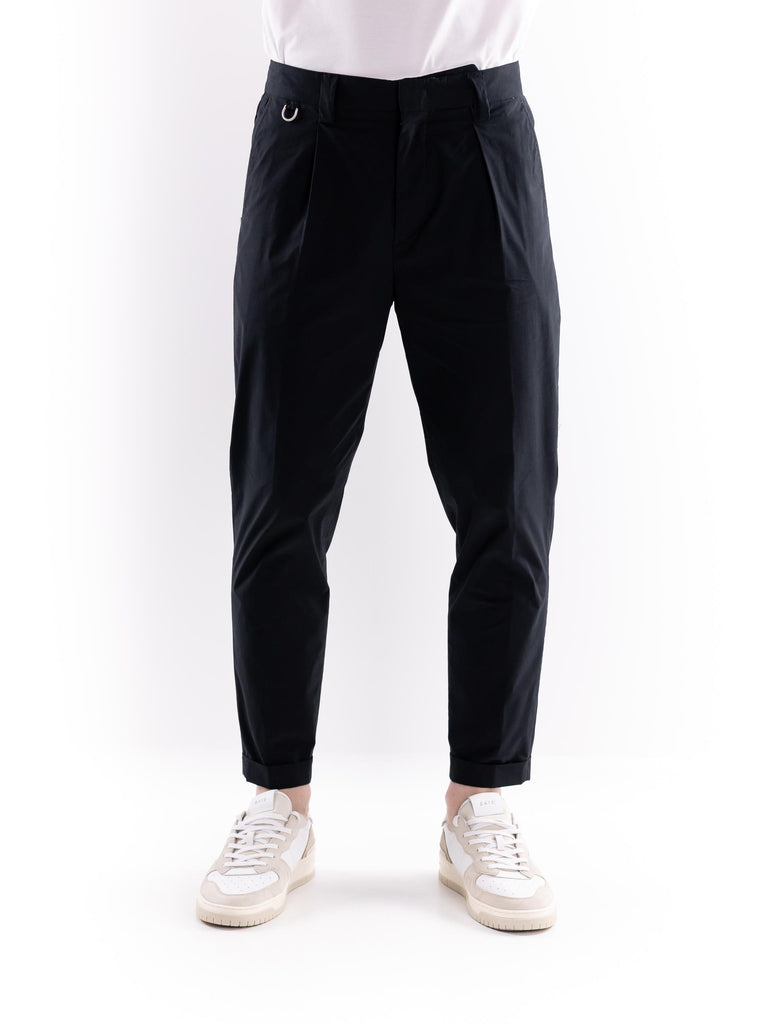 Pantalone uomo japan leggero ghiaccio B123 NERO PAOLO PECORA 