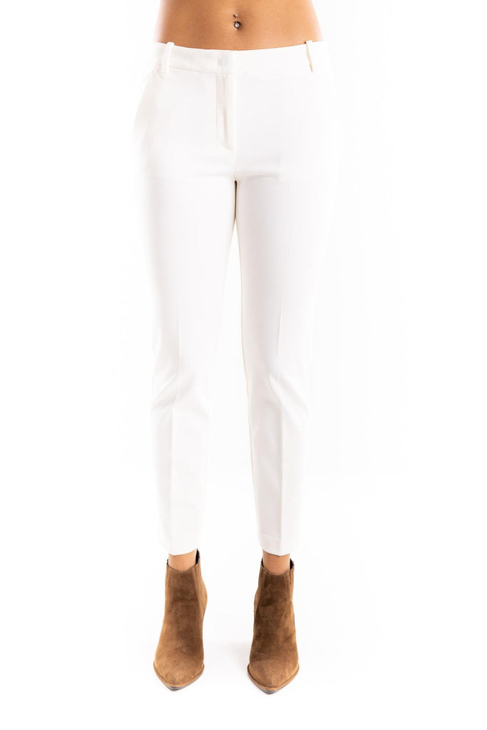 Pantalone Bello punto stoffa bianco 100155 A24DBIANCO PINKO 