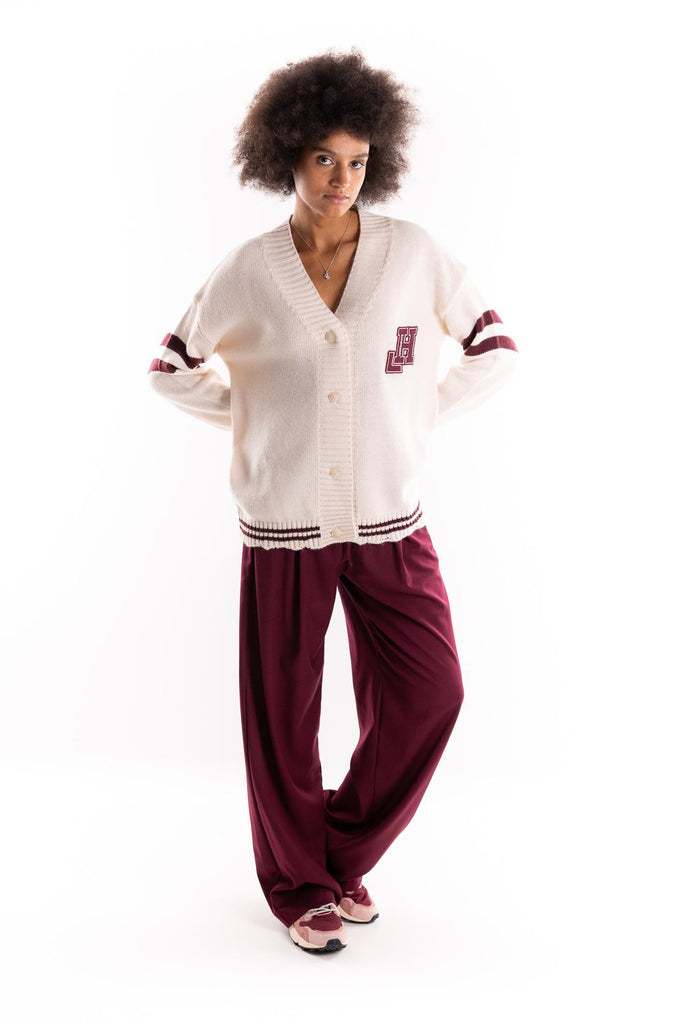 Pantalone over in twill bordeaux HMABW02218 RS02BORDEAUX HINNOMINATE 