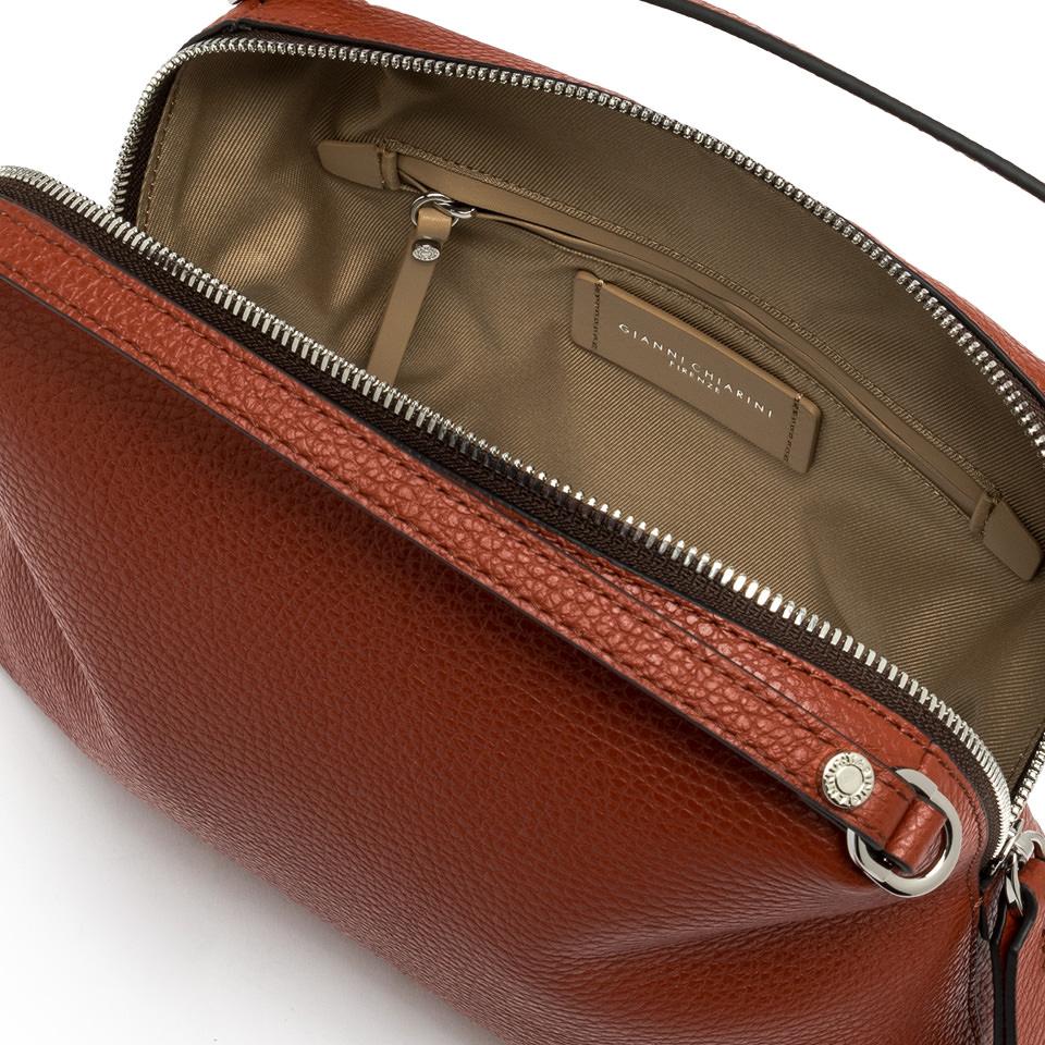 Borsa Alifa in pelle bottalata brick red BS8148 MATTONE GIANNI CHIARINI 