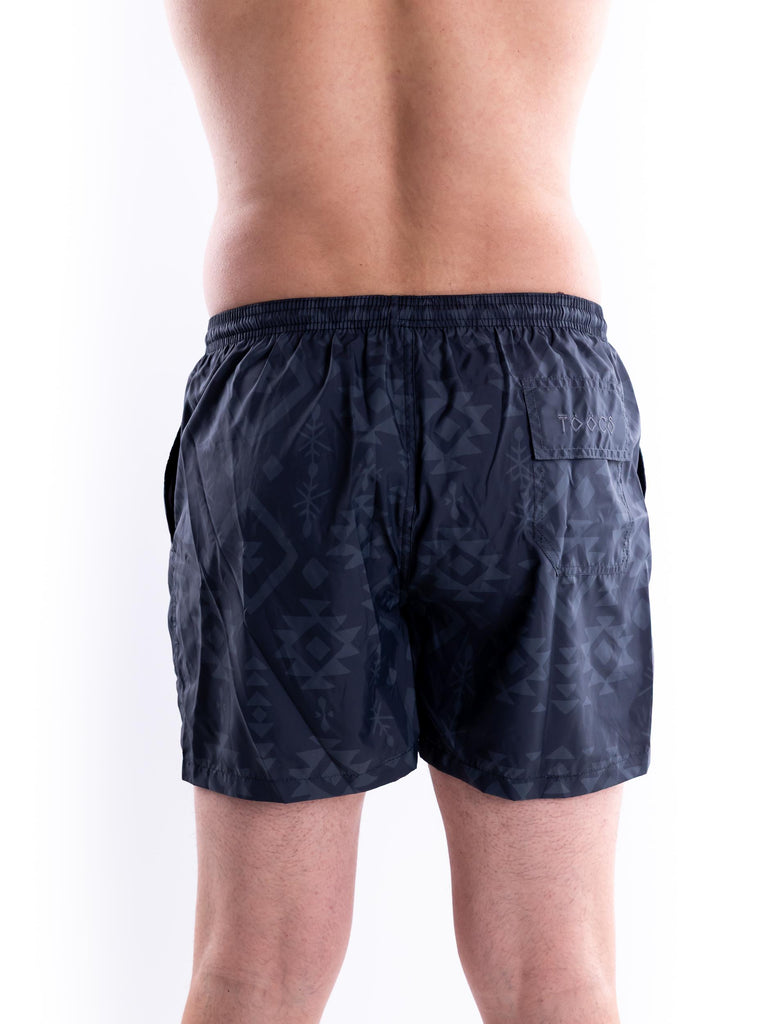 Pantaloncino uomo classic beachwear Monouxy black MCLB MONOUXYMULTICOLOR TOOCO 
