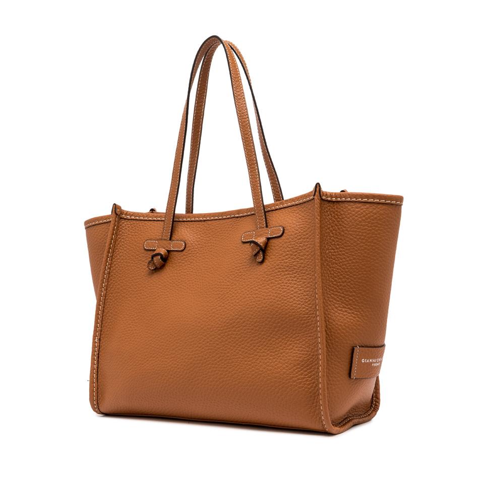 Borsa Marcella pelle bottalata caramello BS9330 CARAMELLO GIANNI CHIARINI 