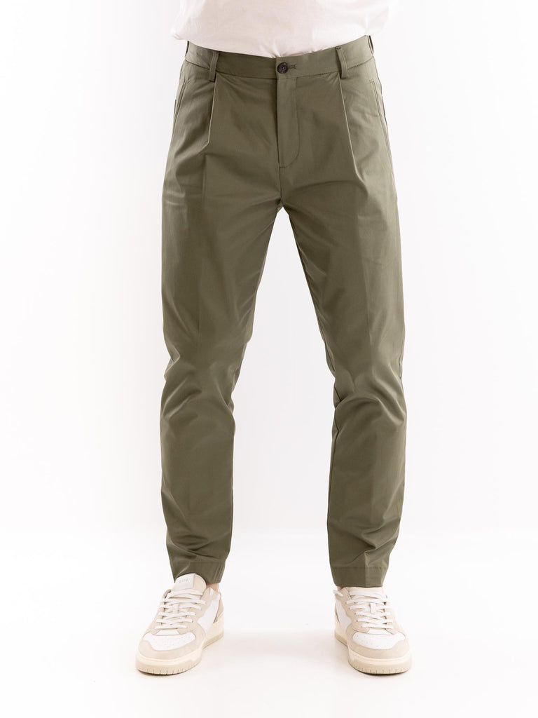 Pantalone uomo work verde militare OF1S2S5P014 129 OUTFIT 