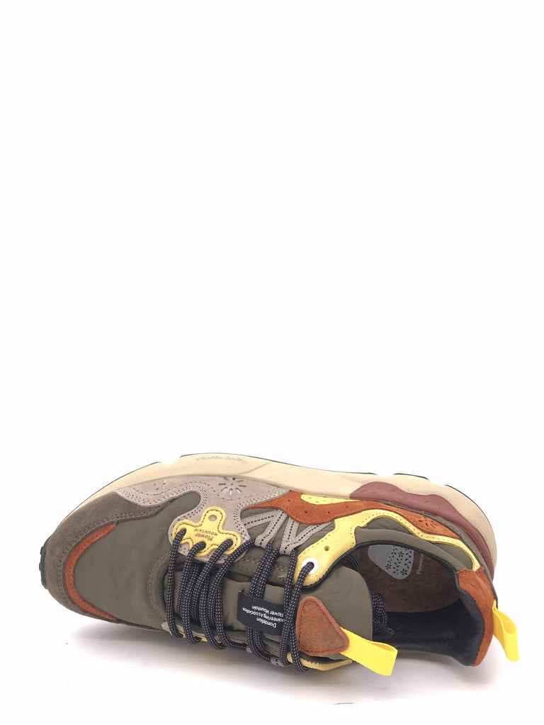 Sneakers yamano 3 grigio-giallo YAMANO 3 MAN GRIGIO-GIALLO FLOWER MOUNTAIN 