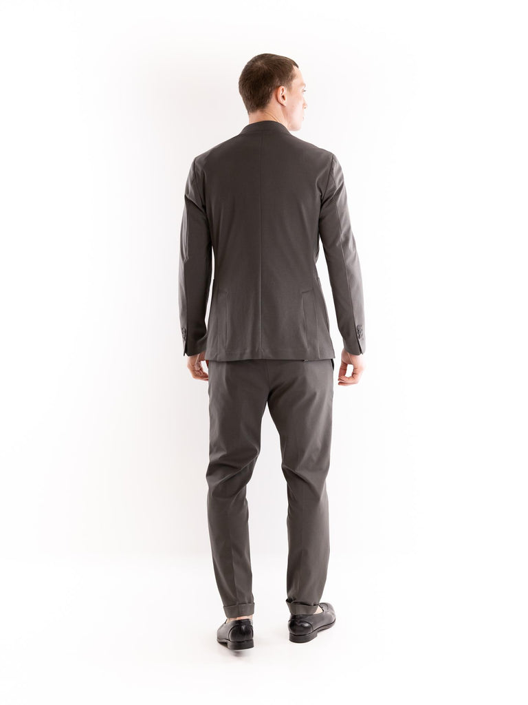 Completo uomo doppio petto in jersey militare S2S5CT00A016 131 OUTFIT 