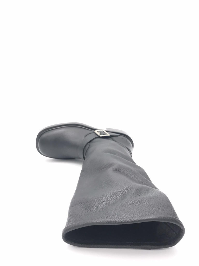 Stivale biker in pelle martellata nera CPH441 NERO COPENHAGEN 