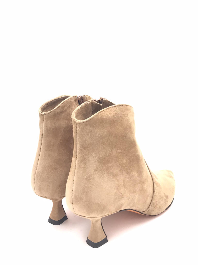 Tronchetto Agata in camoscio dember SR1086 BEIGE ZULIAN 