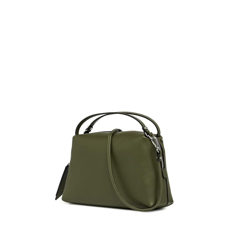 Borsa Alifa in pelle bottalata deep fir BS8148 VERDE GIANNI CHIARINI 