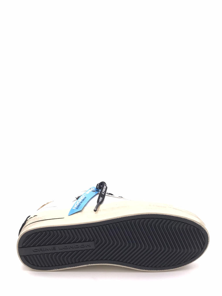 Sneakers SK8 delux bianca 25106 BIANCA CRIME LONDON 