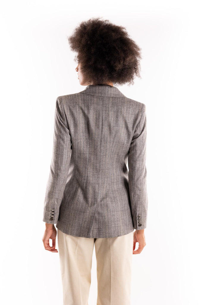 Blazer Rob doppiopetto fluido grigio 2523046081200 001GRIGIO MARELLA 