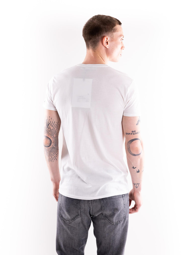 T-shirt uomo Crash bianca ICONMAN CRASHBIANCO BASTILLE 