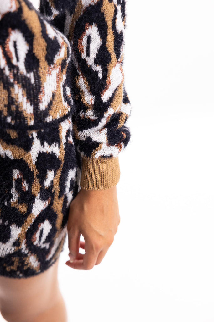 Maglione jacquard maculato MGKD11013 MACULATO AKEP 