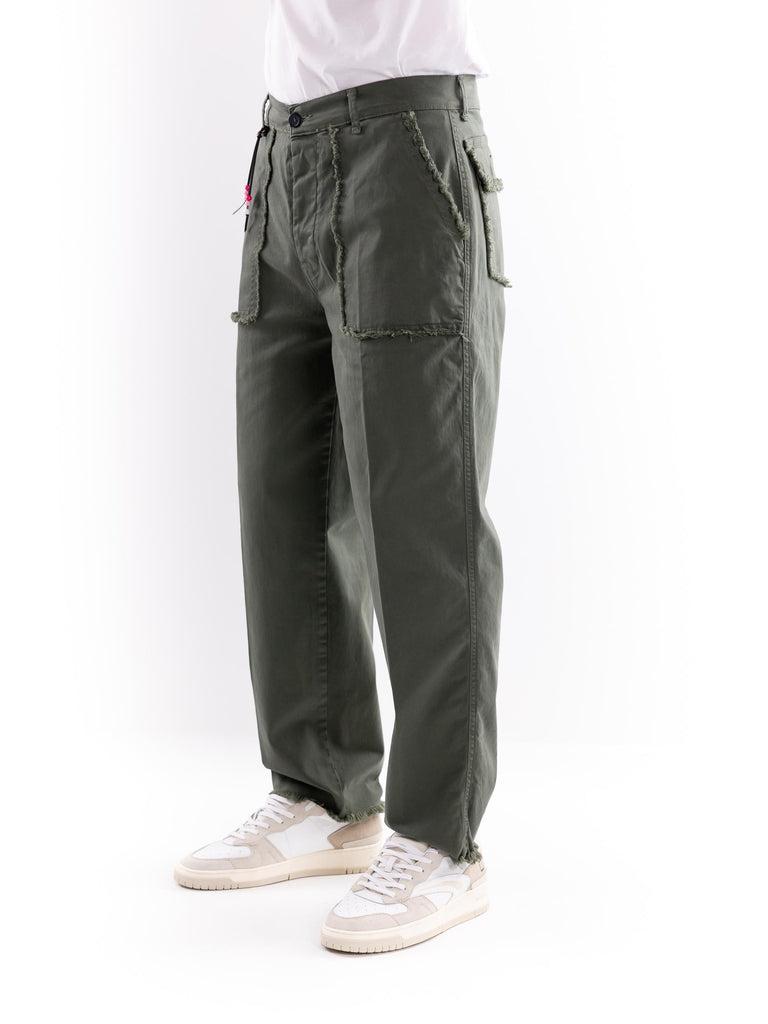 Pantalone uomo work verde U116 VERDE THE EDITOR 