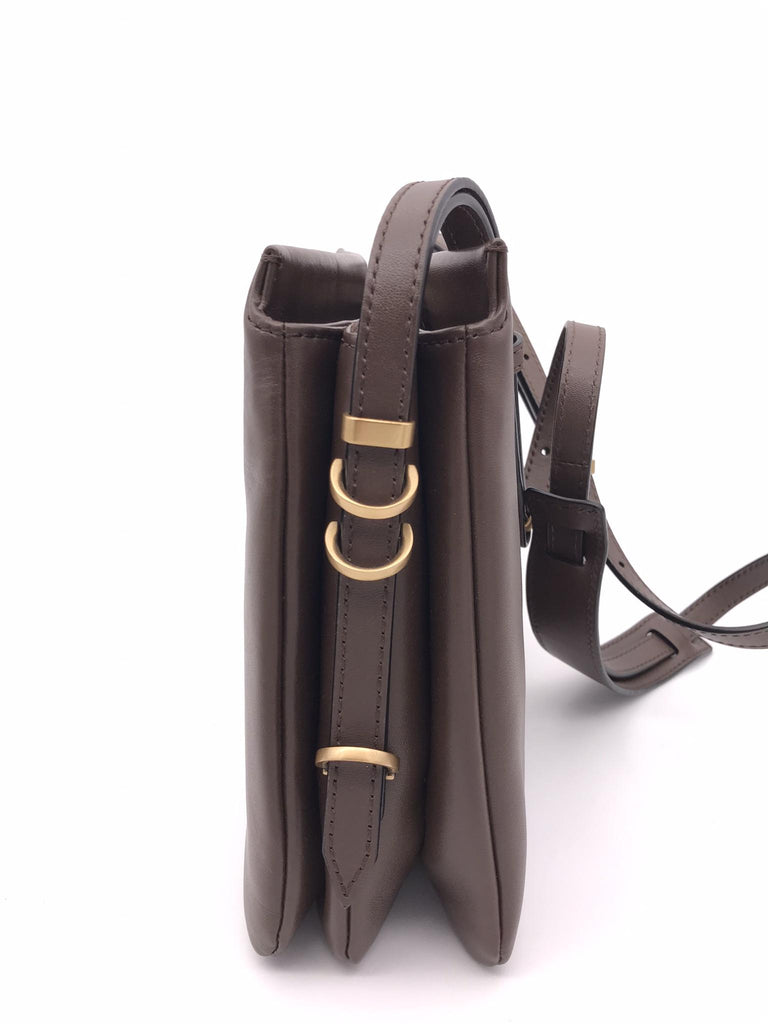 Borsa Triplet in vitello marrone 105161 A0QOMARRONE PINKO 