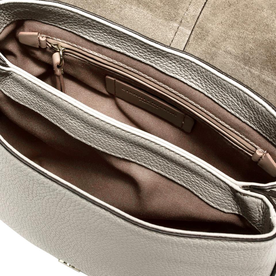 Borsa Helena round media marble BS6036 LATTE GIANNI CHIARINI 