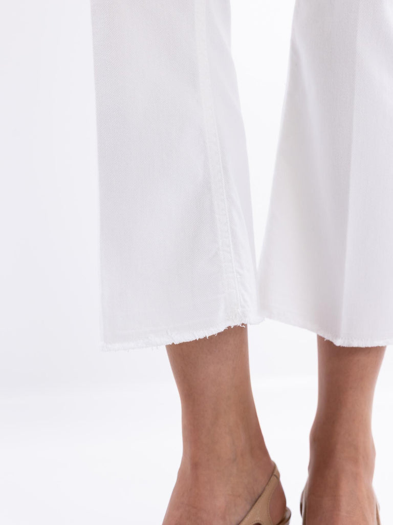 Jeans donna Carloforte flare bianco