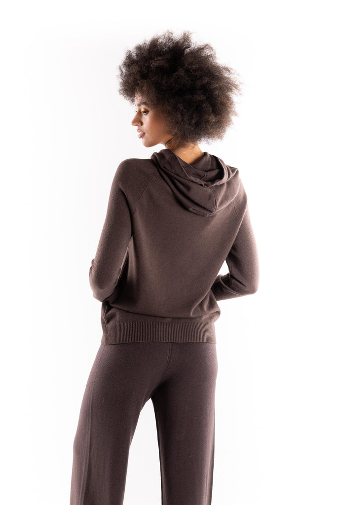 Maglia con cappuccio color moro HMABW02120 TESTA DI MORO HINNOMINATE 