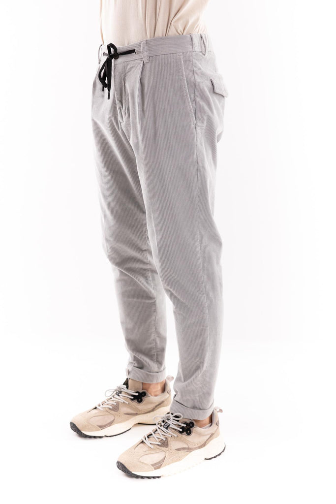 Pantalaccio l'uccello in velluto grigio chiaro OF1F2W4I009 GRIGIO OUTFIT 