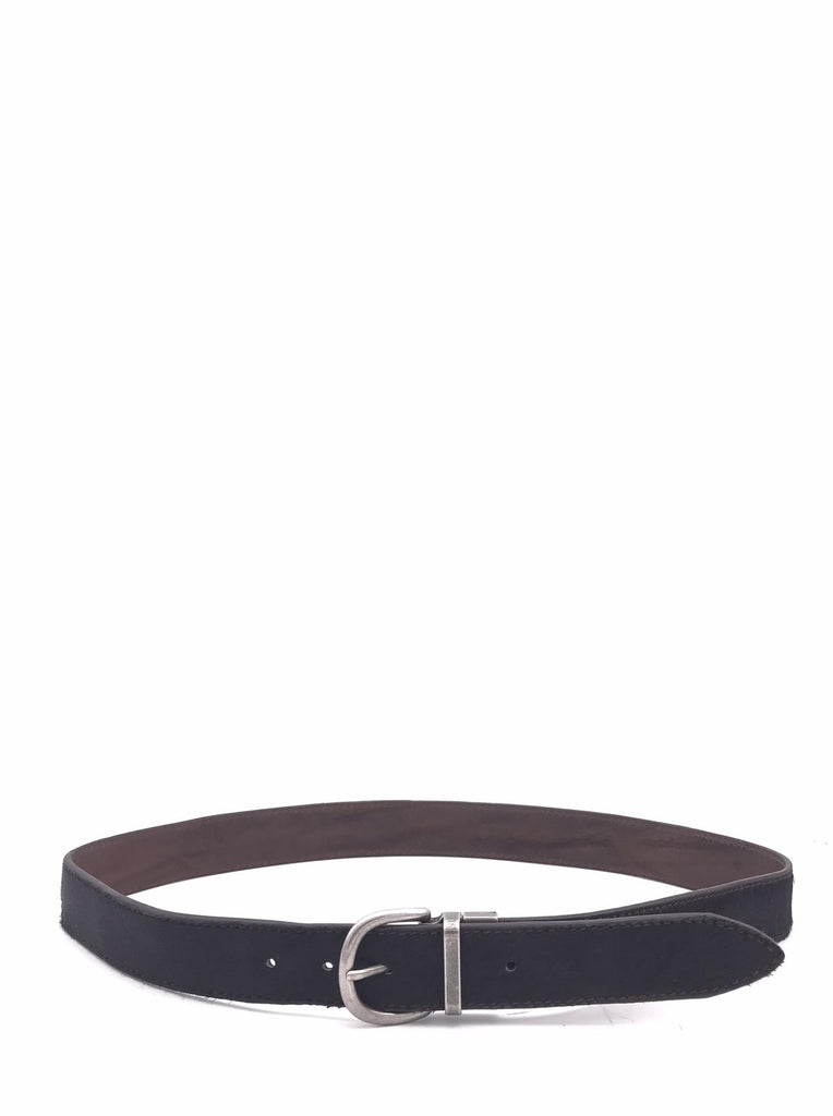 Cintura uomo duble face in cavallino e pelle moro MRF252C010 TESTA DI MORO MINORONZONI 