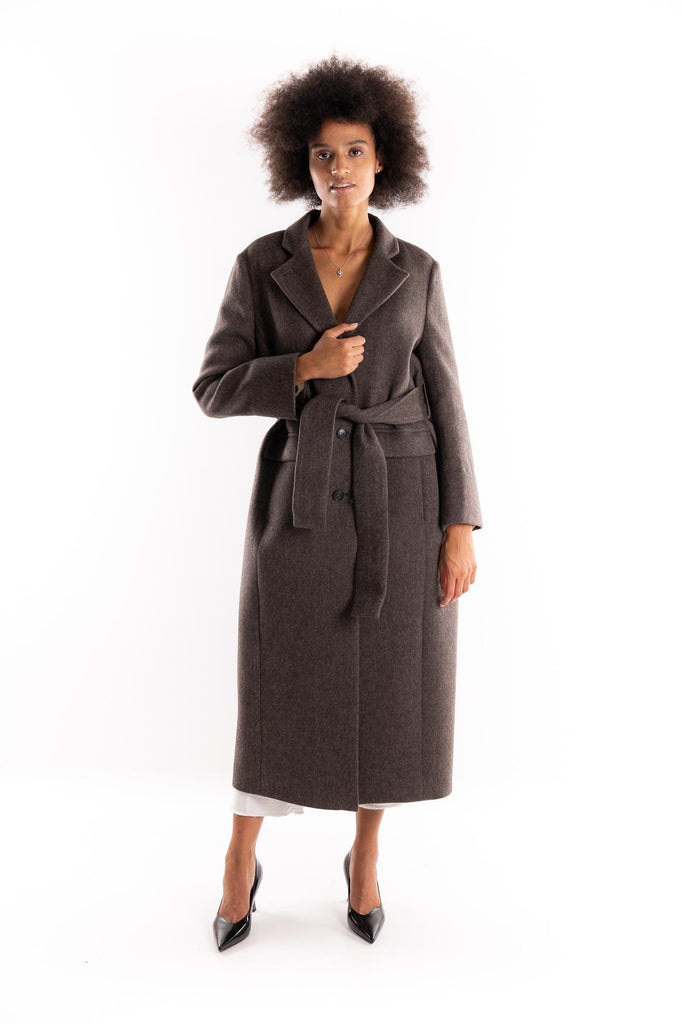 Cappotto Giostro in lana marrone 2523016162200 010MARRONE MARELLA 