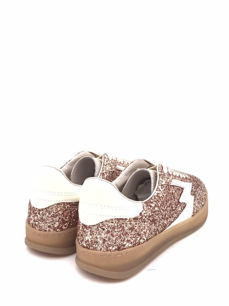 Sneakers club in glitter champagne MG702CO CHAMPAGNE MOACONCEPT 