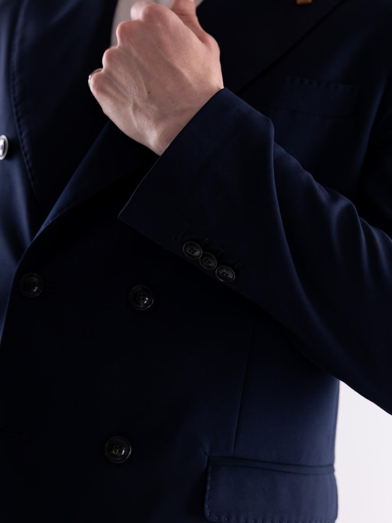 Giacca uomo doppiopetto Il monaco blu OF1CT00G016A BLU OUTFIT 