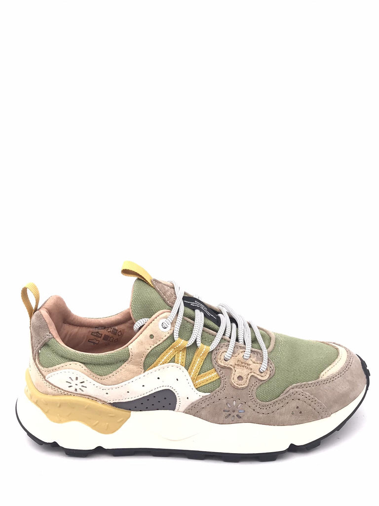 Sneakers uomo Yamano 3 beige-militare YAMANO 3 MAN 3D58MARRONE/MILITARE FLOWER MOUNTAIN 