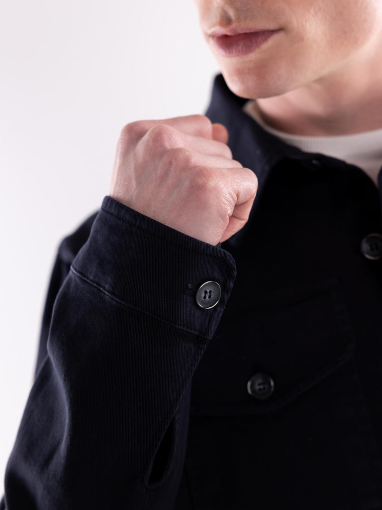 Over shirt uomo blu S5U507 BLU THE EDITOR 