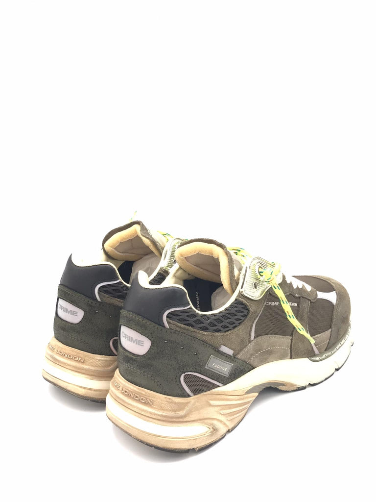 Sneakers Fugitive verde militare 11301 MILITARE CRIME LONDON 