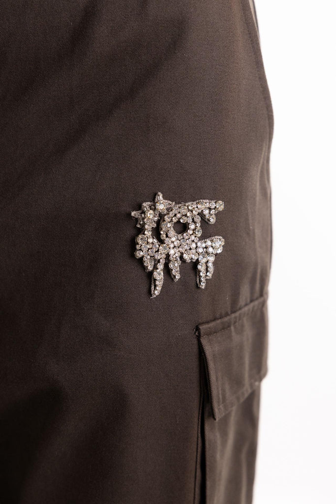 Pantalone cargo fake cioccolato BUW25011 CIOCCOLATO BRAND UNIQUE 